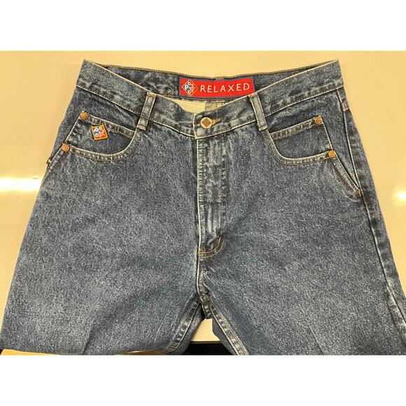 Y2K Vintage YPOSTED Brand Relaxed Jeans 9/10 - 30X34 Starched - Picture 8 of 12